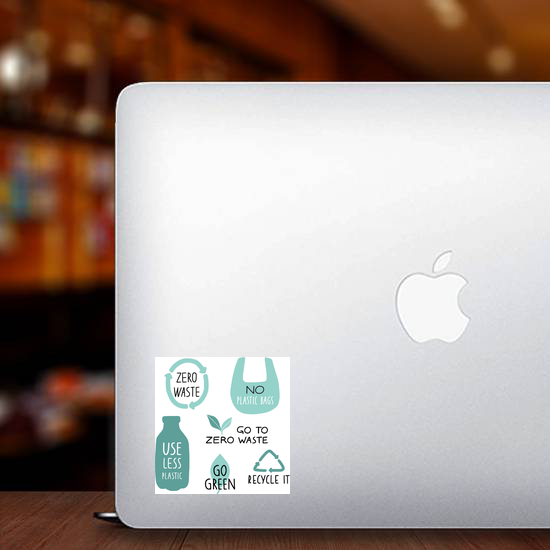 Zero Waste Life Slogan Sticker