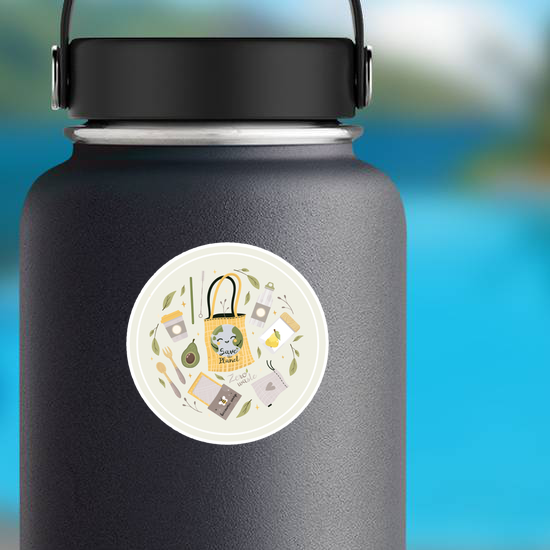 Zero Waste Reusable Products Sticker