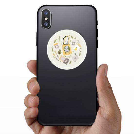 Zero Waste Reusable Products Sticker