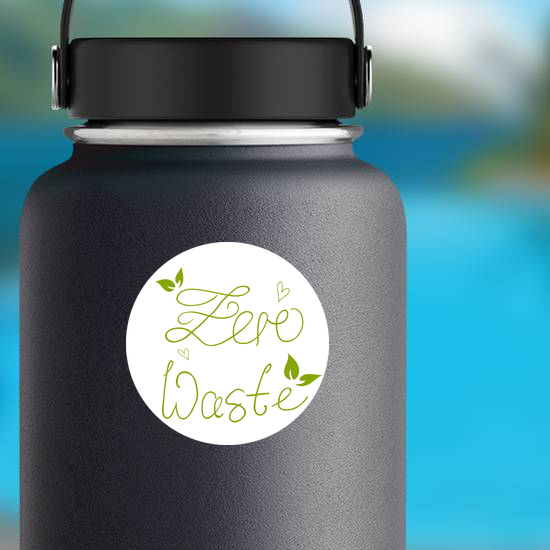 Zero Waste Simple Sticker