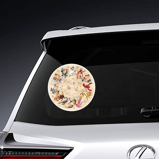 Zodiac Circle Sticker
