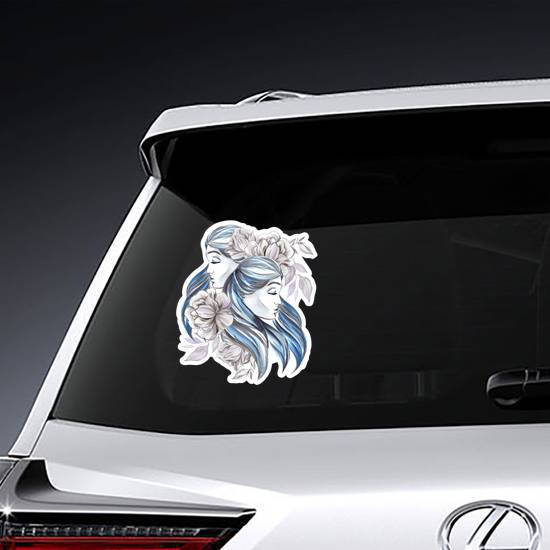 Zodiac Gemini Watercolor Sticker example