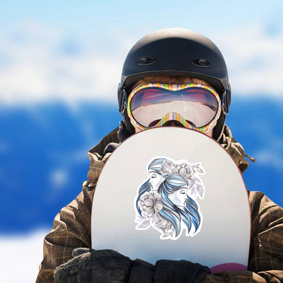 Zodiac Gemini Watercolor Sticker