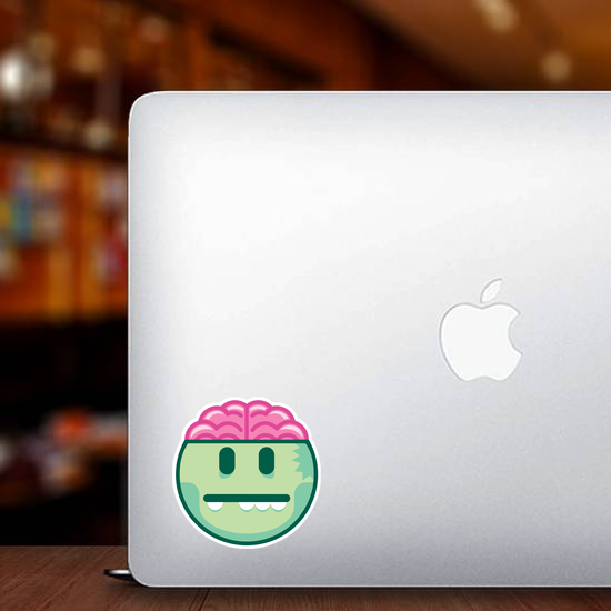 Zombie Brain Emoji Sticker