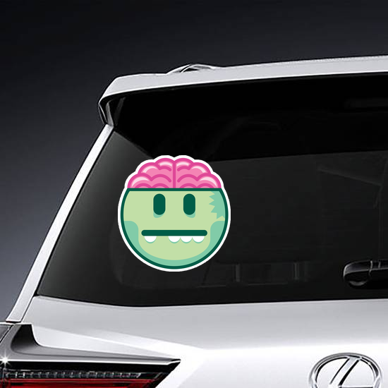 Zombie Brain Emoji Sticker