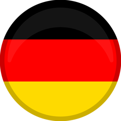 Germany Flag Button Circle Sticker