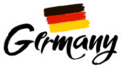 Germany Ink Calligraphy Sticker