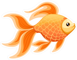 Goldfish Aquarium Sticker