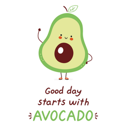 Great Day Starts With Avocado Breakfast Sticker