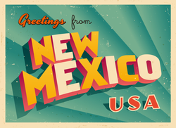 Greetings From New Mexico Sticker