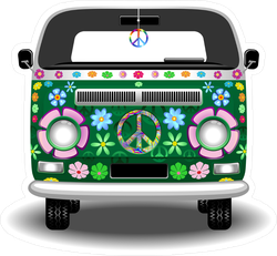 green hippie van