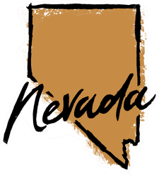 Hand Drawn Nevada State Sticker