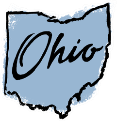 Hand Drawn Ohio State Sticker