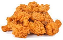 Heap Of Fried Spicy Chicken Sticker