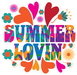 Hippie Summer Lovin Sticker