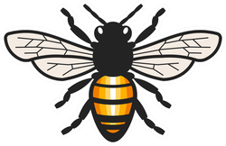 Honey Bee Sticker