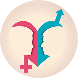 Female Symbol Logo Sticker Decal Graphic Vinyl Label Pink