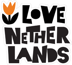 I Love Netherlands Sticker