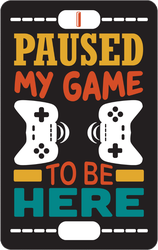 I Paused My Game To Be Here Sticker