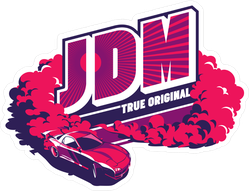 JDM Burnout Car Sticker