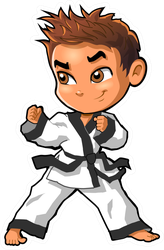 Karate Martial Arts Tae Kwon Do Dojo Sticker