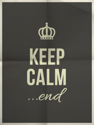 Keep Calm End Sticker