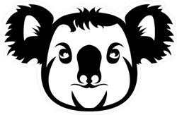 Koala Silhouette Sticker