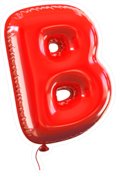 Letter B Balloon Font Sticker