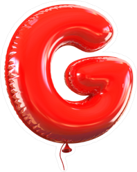 Letter G Balloon Font Sticker