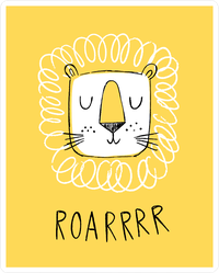 Lion Doodle Roarrr Sticker