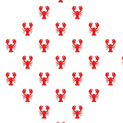 Lobster Pattern Illustration Sticker