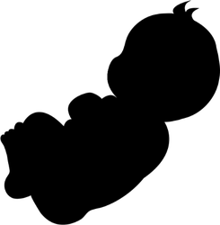 Lovely Baby Icon Sticker