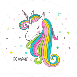 Magical Unicorn Head Sticker Magical Unicorn Head Sticker