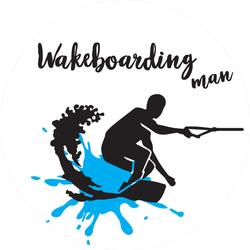 Man On A Wakeboard Sticker