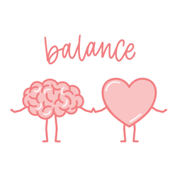 Mind Heart Balance Sticker