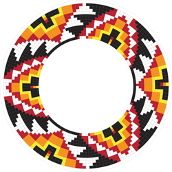 Native American Circle Ornament Sticker