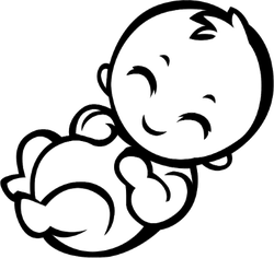 Newborn Little Baby Sticker