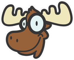 Office Moose Logo Sticker