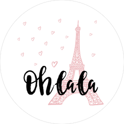 Oh La La Eifel Tower Sticker