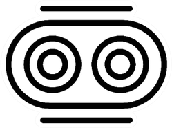 Optometrist Icon Sticker