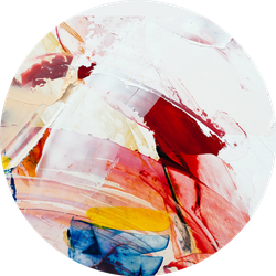 Painted Abstract Background Sticker