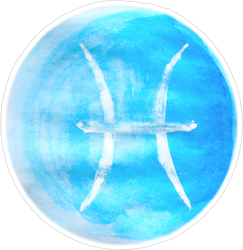 Painted Pisces Sticker