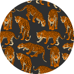Pattern With Wild Cheetahs Sticker