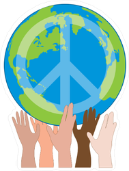 Peace on Earth Sticker