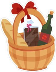 Picnic Basket Sticker