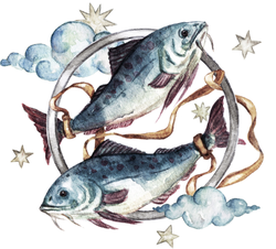Pisces Watercolor Sticker