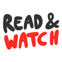 Read And Watch Lettering Sticker 