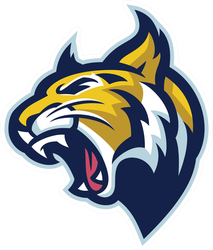 Roaring Bobcat Mascot Head Sticker