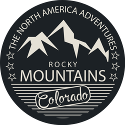 Rocky Mountains, Colorado Sticker