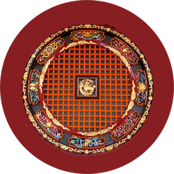 Round Chinese Window (kunming, Yunnan, China) Sticker